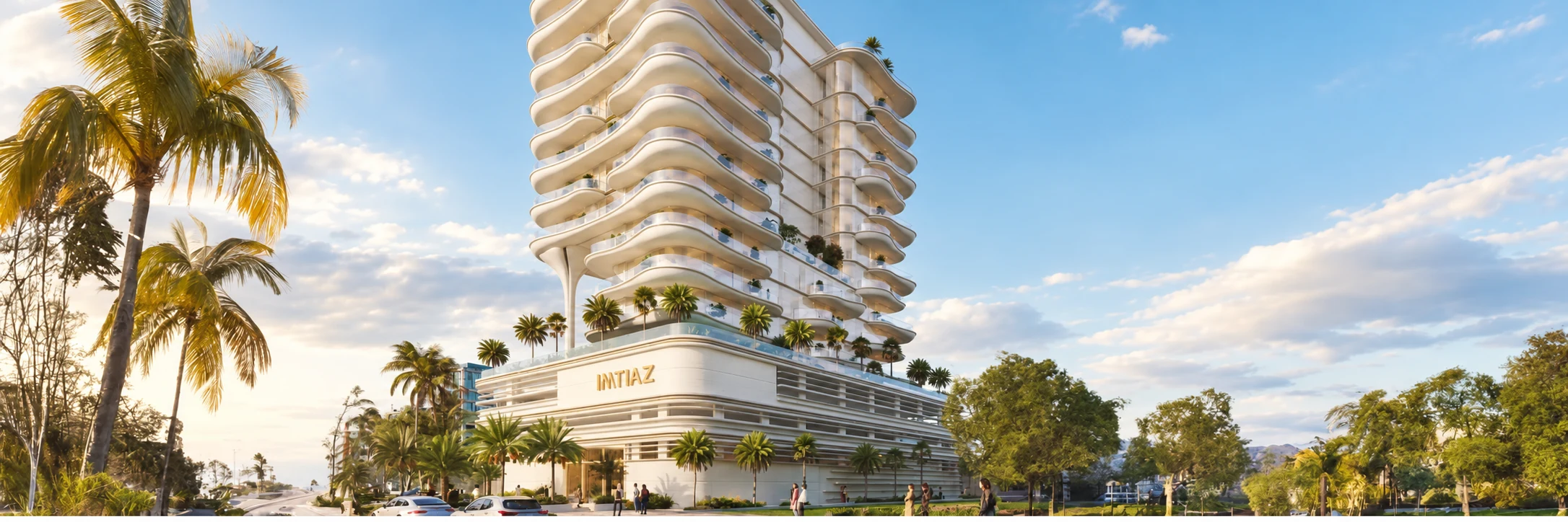 Imagen del promotor de Dubai Islands mejorada con IA — Beach Walk Residence II, Dubai Islands