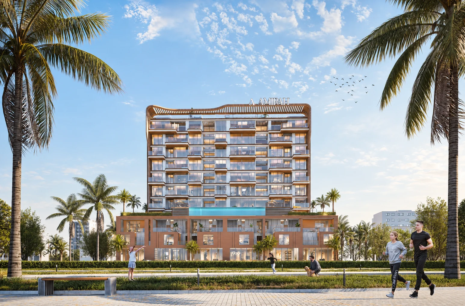 Imagen del promotor de Dubai Islands mejorada con IA — Bonds Avenue, Dubai Islands Imagen del promotor de Dubai Islands mejorada con IA — Bonds Avenue, Dubai Islands