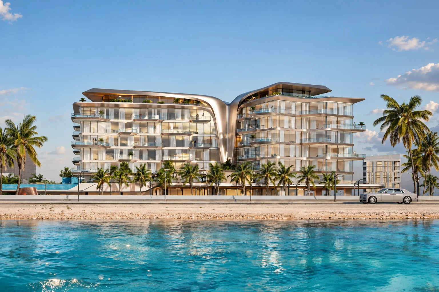 Imagen del promotor de Dubai Islands mejorada con IA — Do Hotels and Residences, Dubai Islands Imagen del promotor de Dubai Islands mejorada con IA — Do Hotels and Residences, Dubai Islands