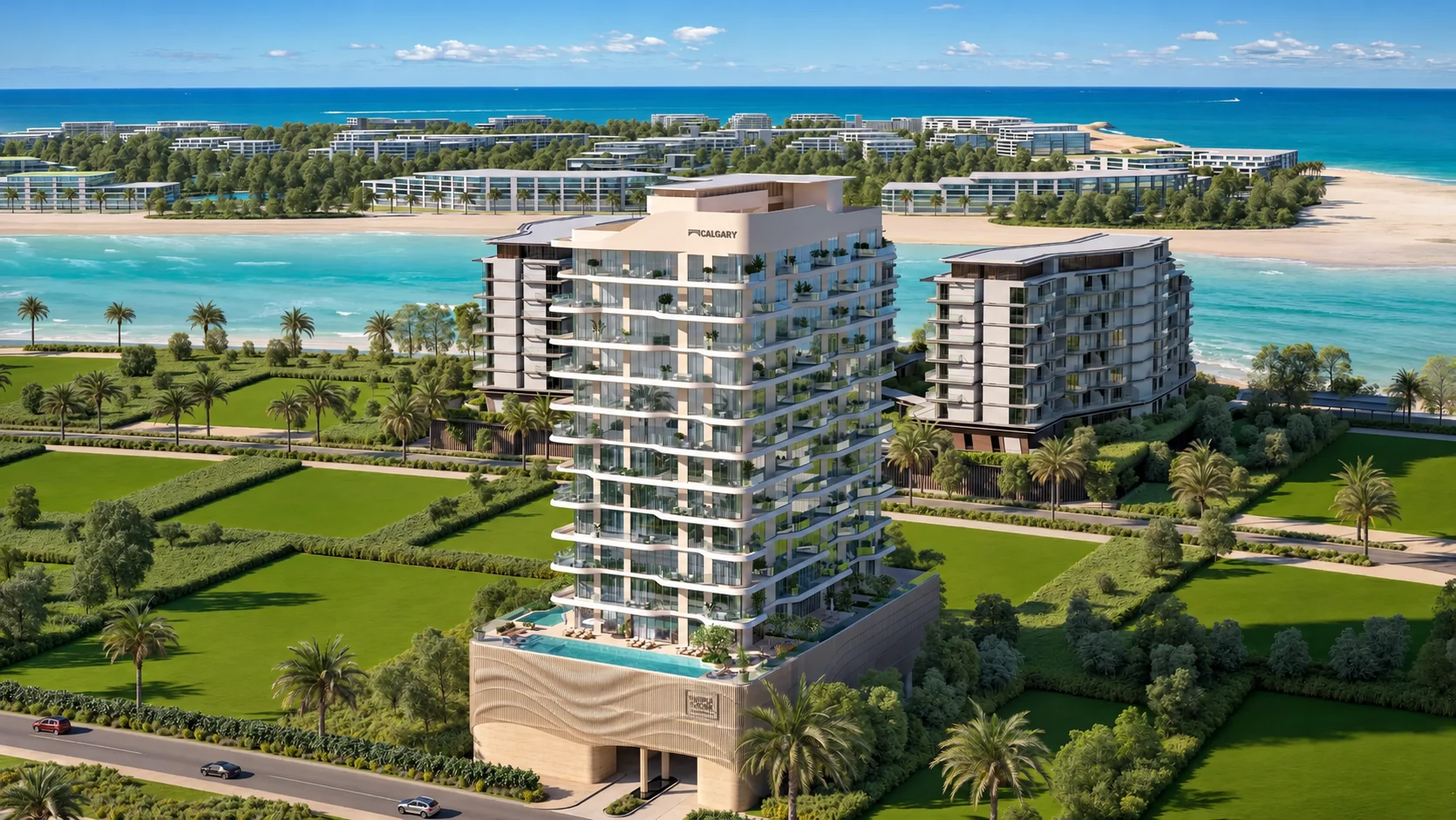 Imagen del promotor de Dubai Islands mejorada con IA — Flora Shore Beachside Residences, Dubai Islands Imagen del promotor de Dubai Islands mejorada con IA — Flora Shore Beachside Residences, Dubai Islands